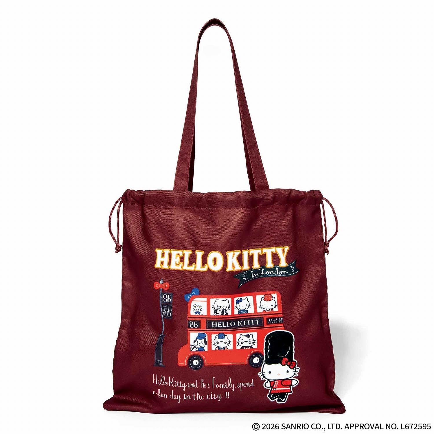 HELLO KITTY束口托特包